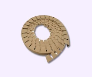 Siku kertas bergerigi