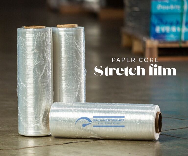 Paper core stretch film